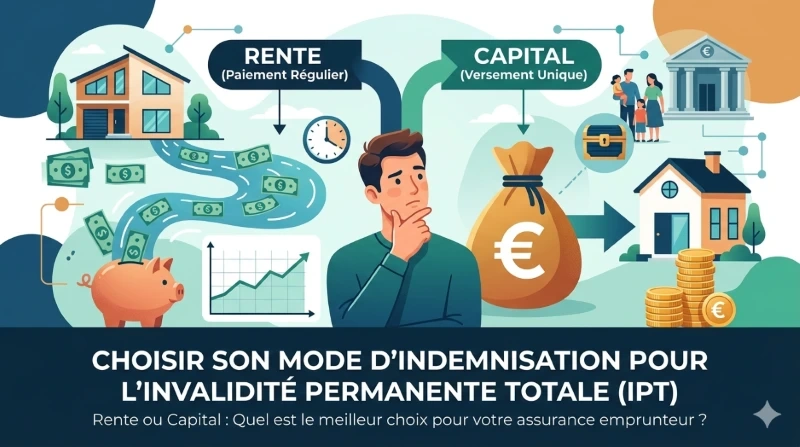 Invalidité Permanente Totale en rente ou en capital, comment choisir ?