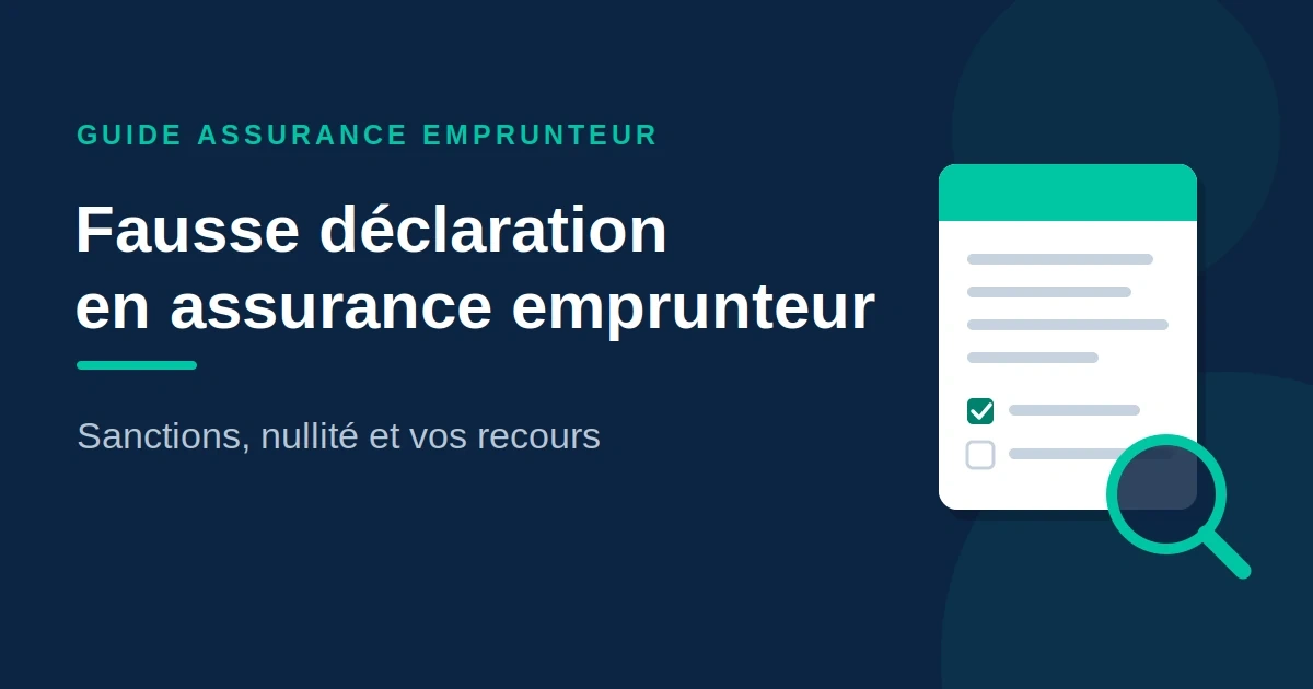 Fausse déclaration en assurance emprunteur : bien remplir son questionnaire de santé